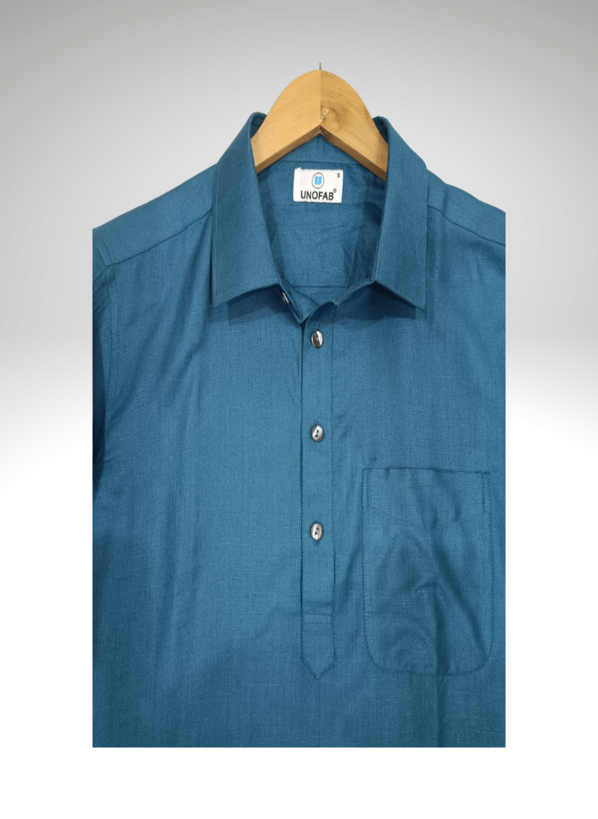 Pathani Kurta with White Salwar