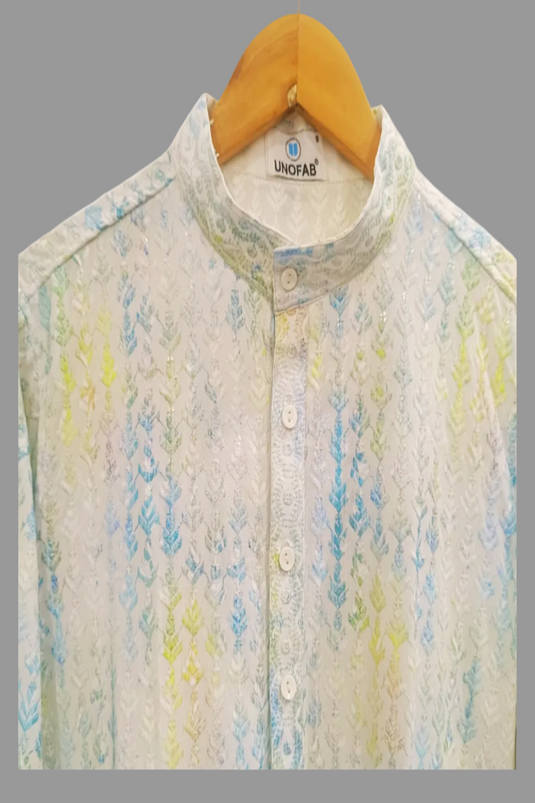 Translation missing: en.Chikankari Kurta Pajama Set
