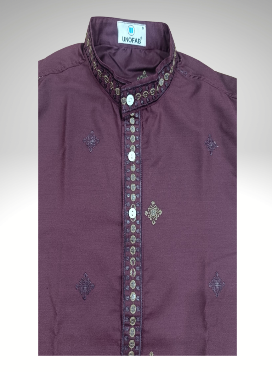 Embroidered Kurta with Salwar