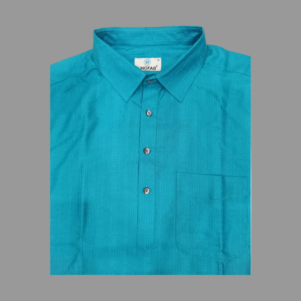 Pathani Kurta with White Salwar