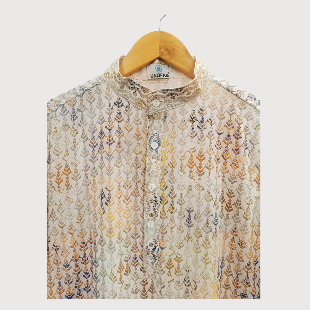 Chikankari Kurta Pajama Set