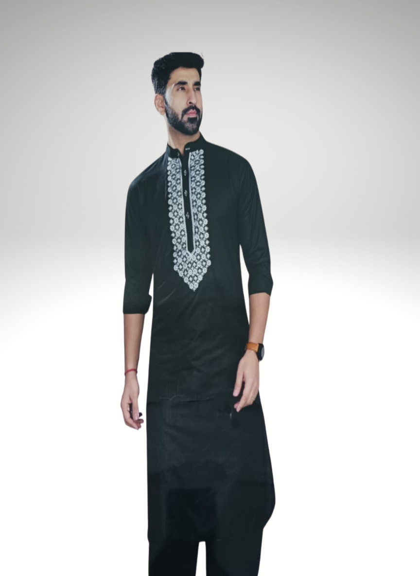 Embroidered Kurta with Salwar