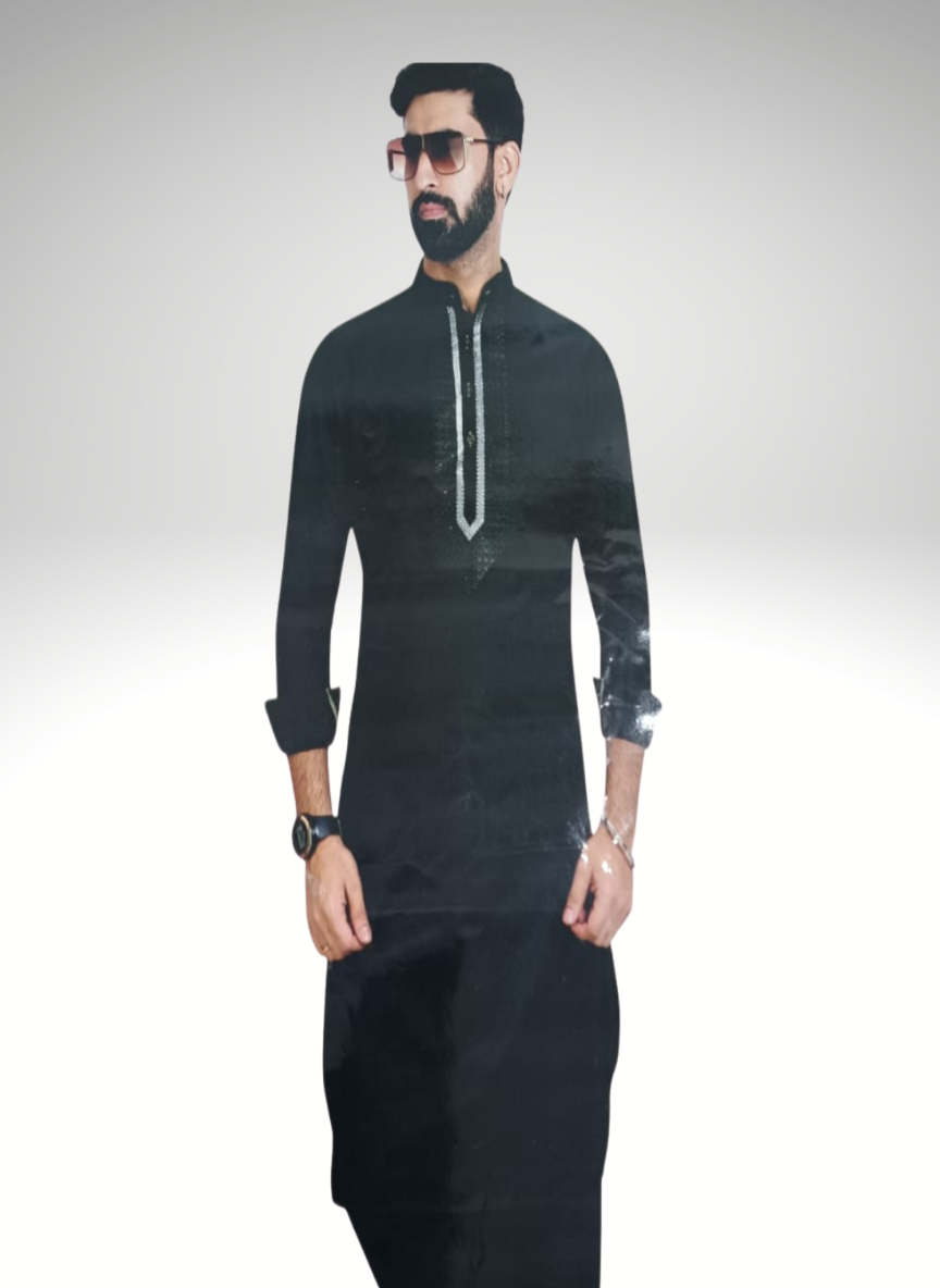 Embroidered Kurta with Salwar