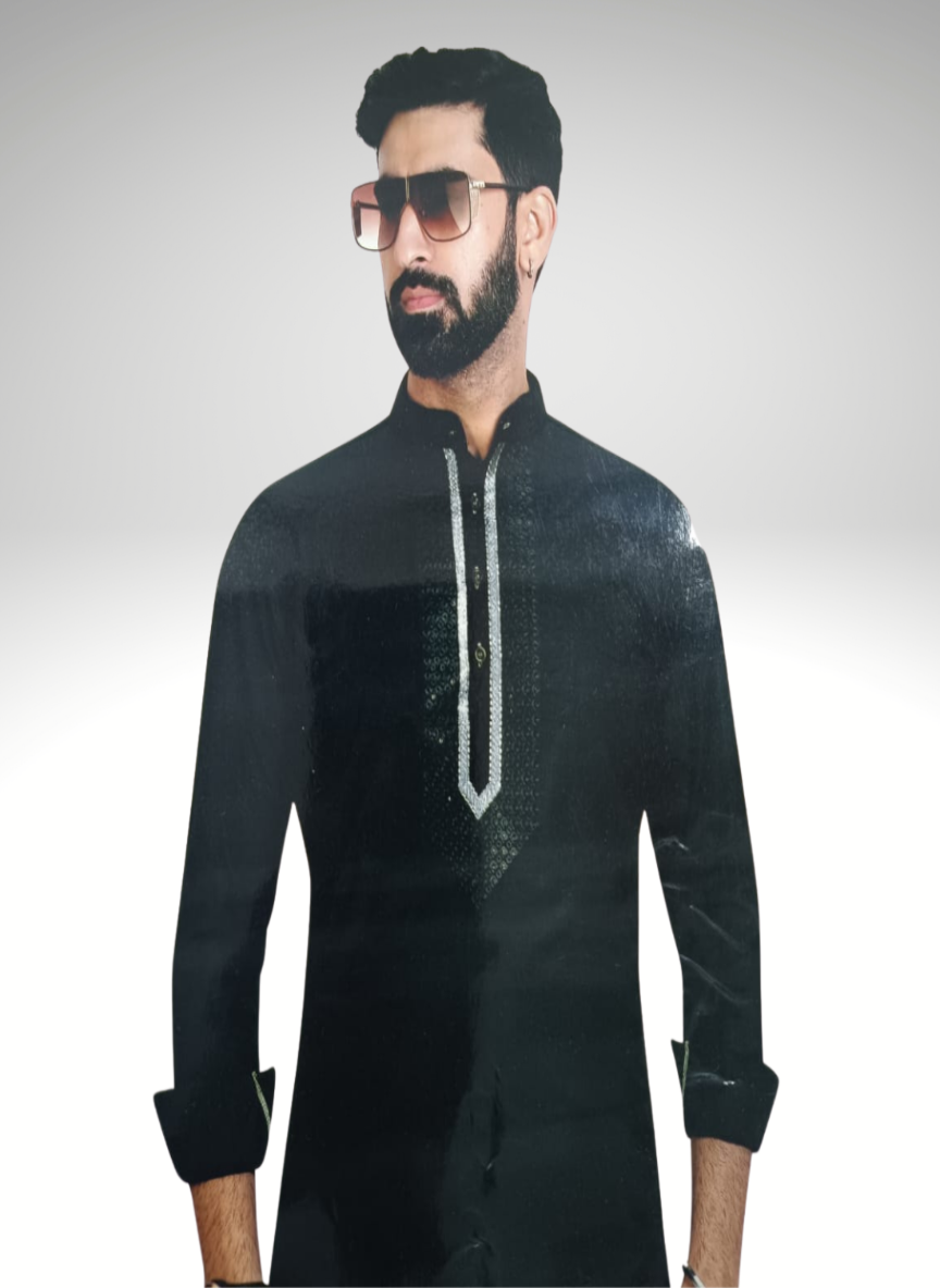 Embroidered Kurta with Salwar