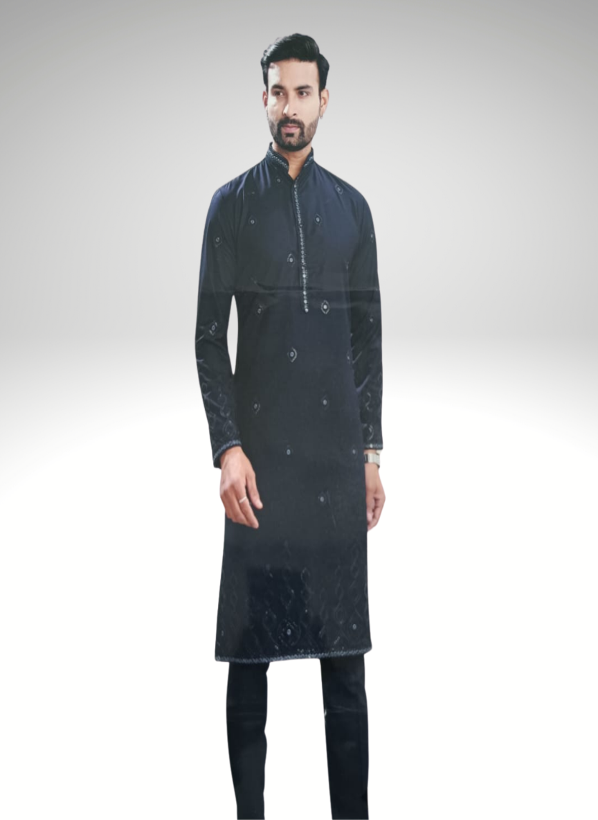 Embroidered Kurta with Salwar