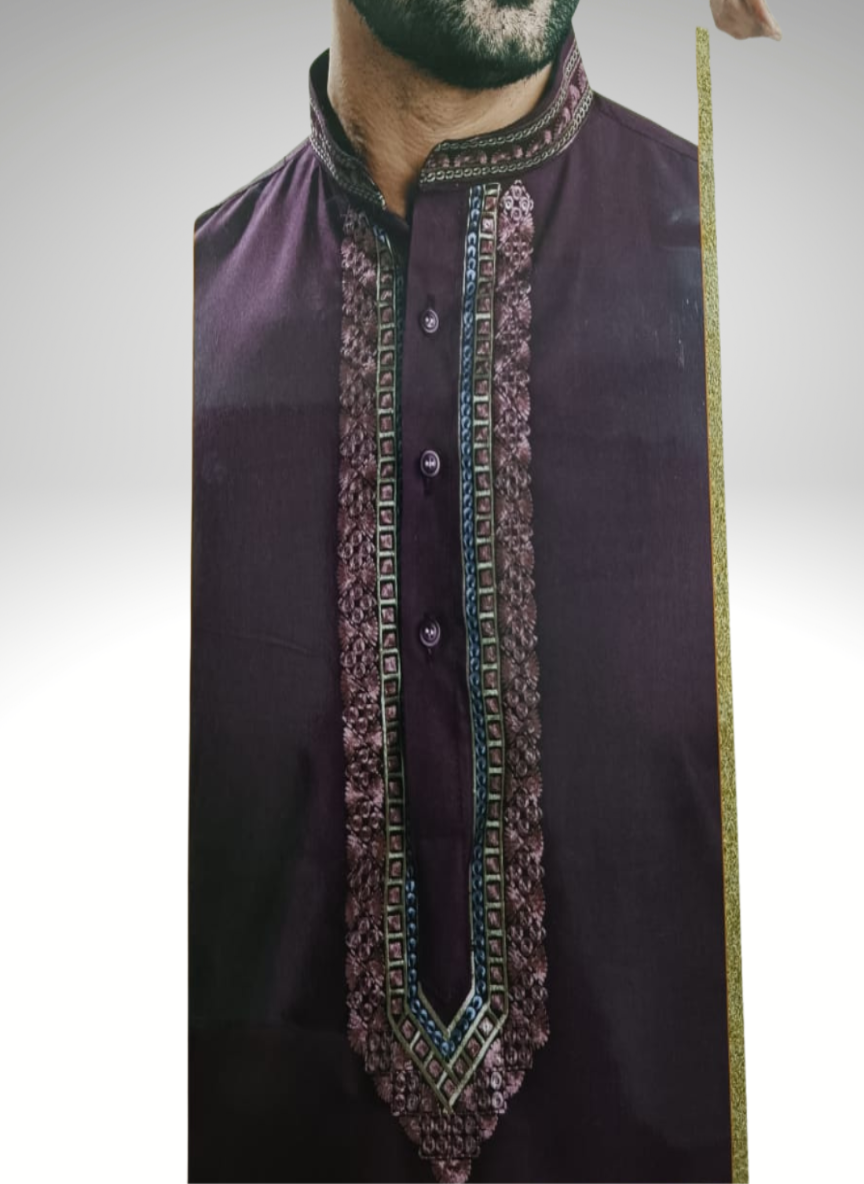 Embroidered Kurta with Salwar
