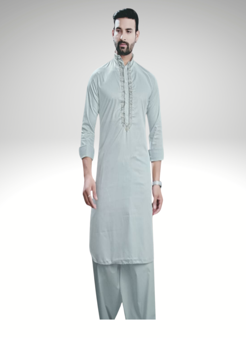 Embroidered Kurta with Salwar