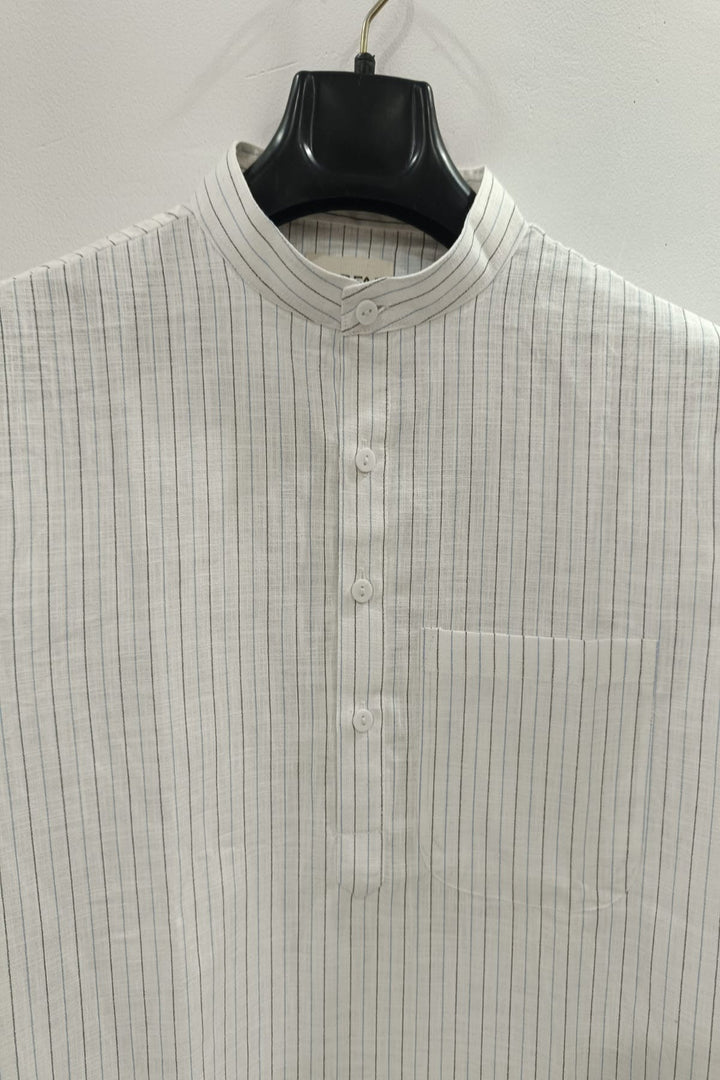 Translation missing: en.Men's Linen Cotton Striped Kurta