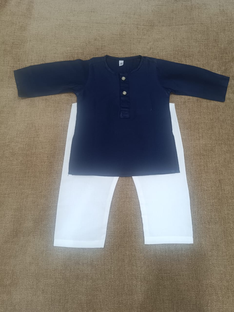 New Born Cotton Kurta Pajama Set