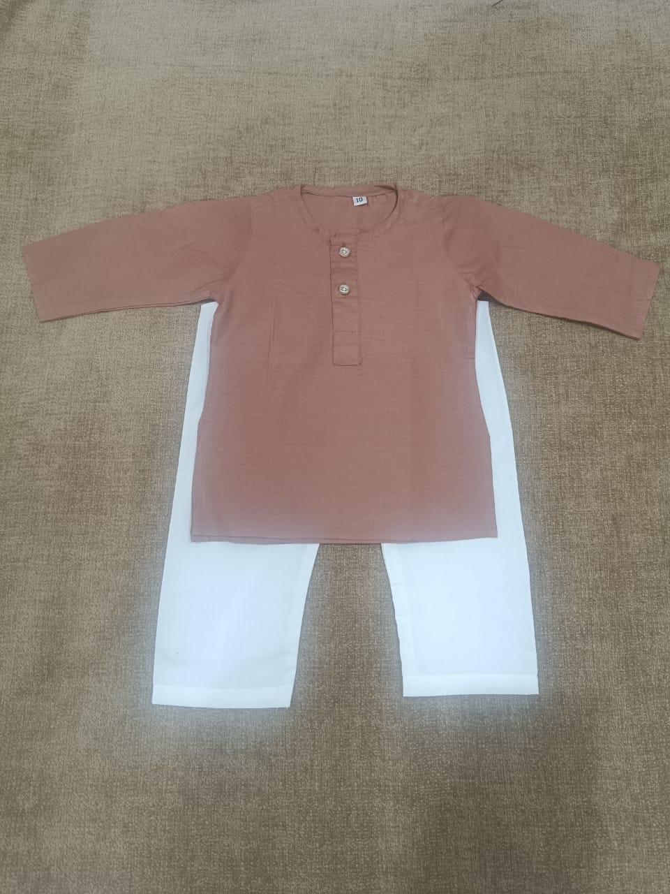 New Born Cotton Kurta Pajama Set