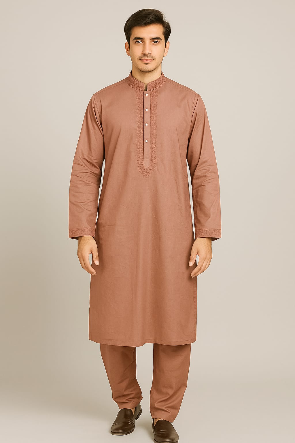 Embroidered Lawn Cotton Kurta Set