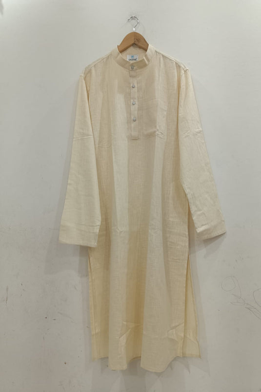 Translation missing: en.Men's Linen Cotton Blend Kurta