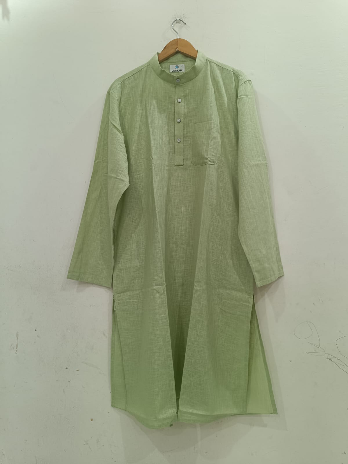 Men's Linen Cotton Kurta
