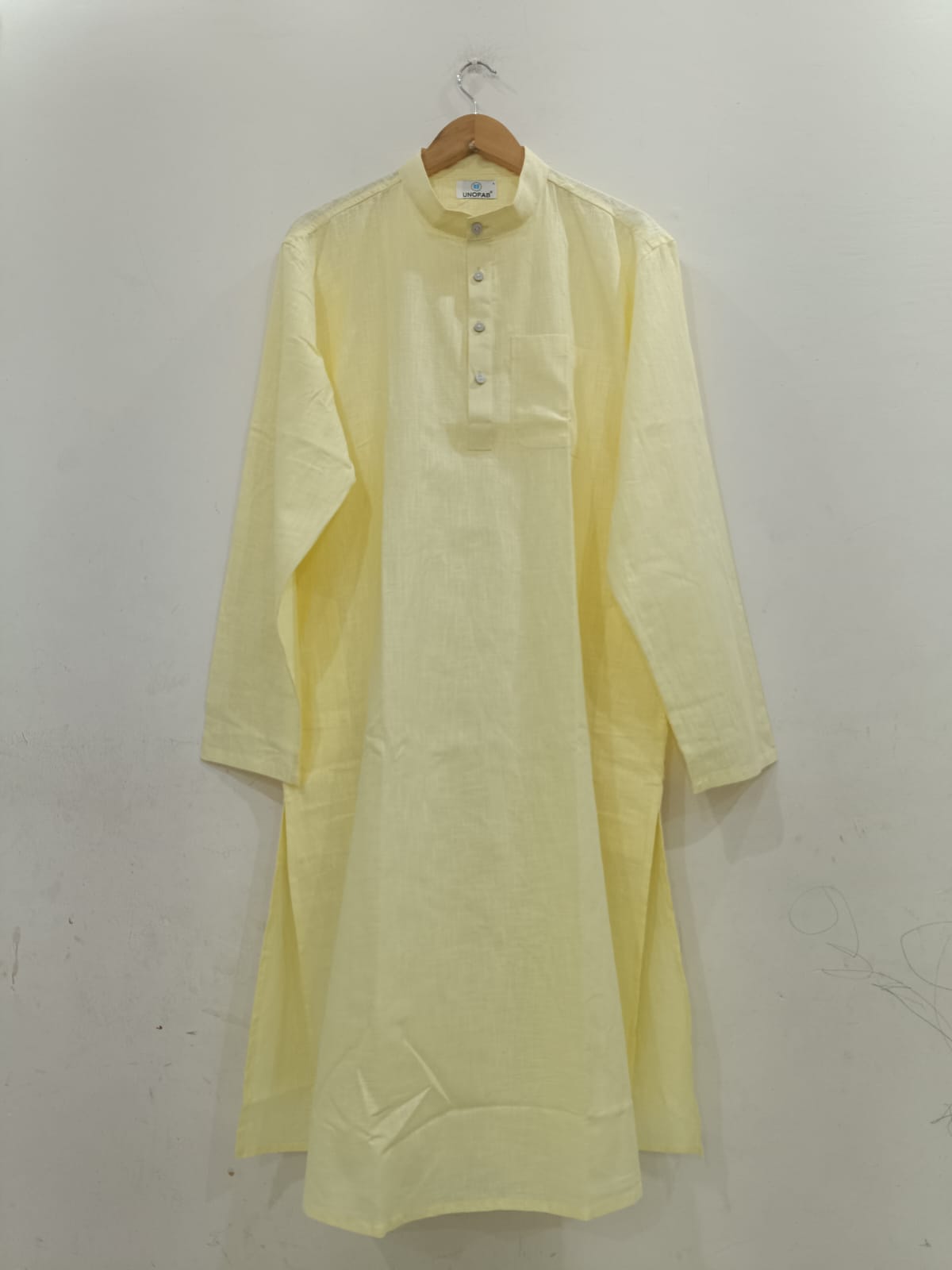 Men's Linen Cotton Kurta