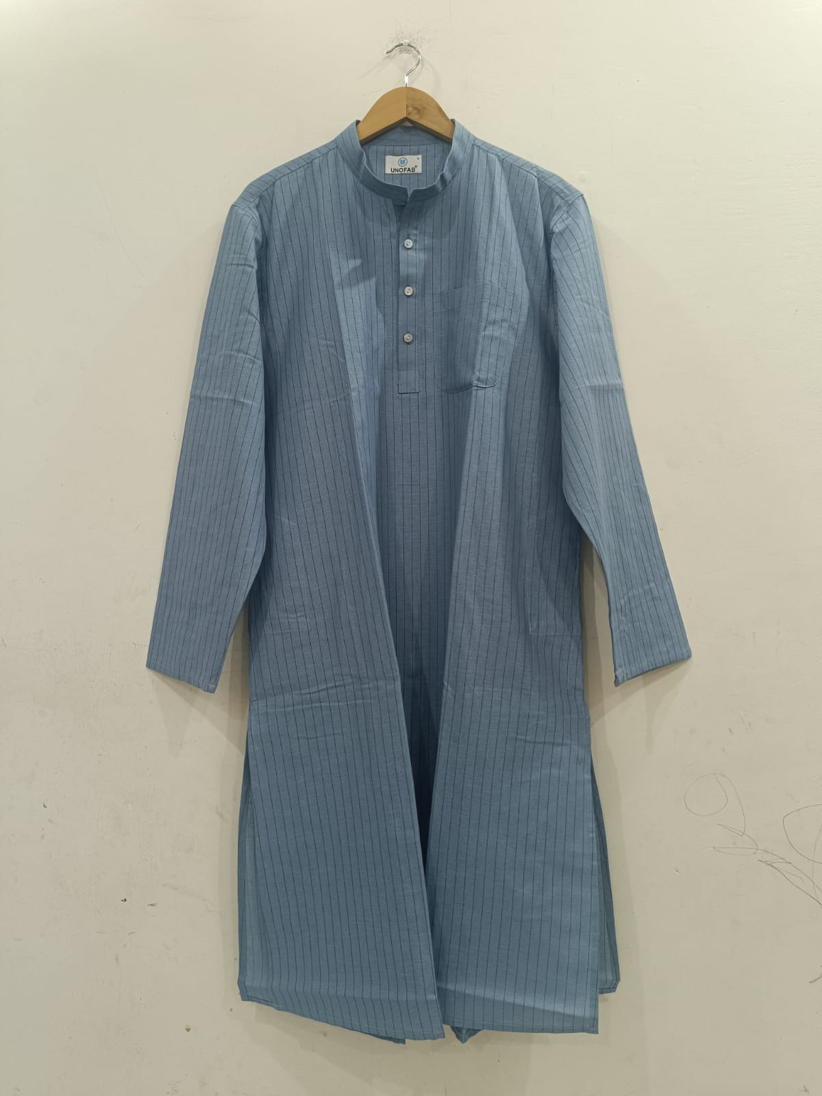Men's Linen Cotton Kurta