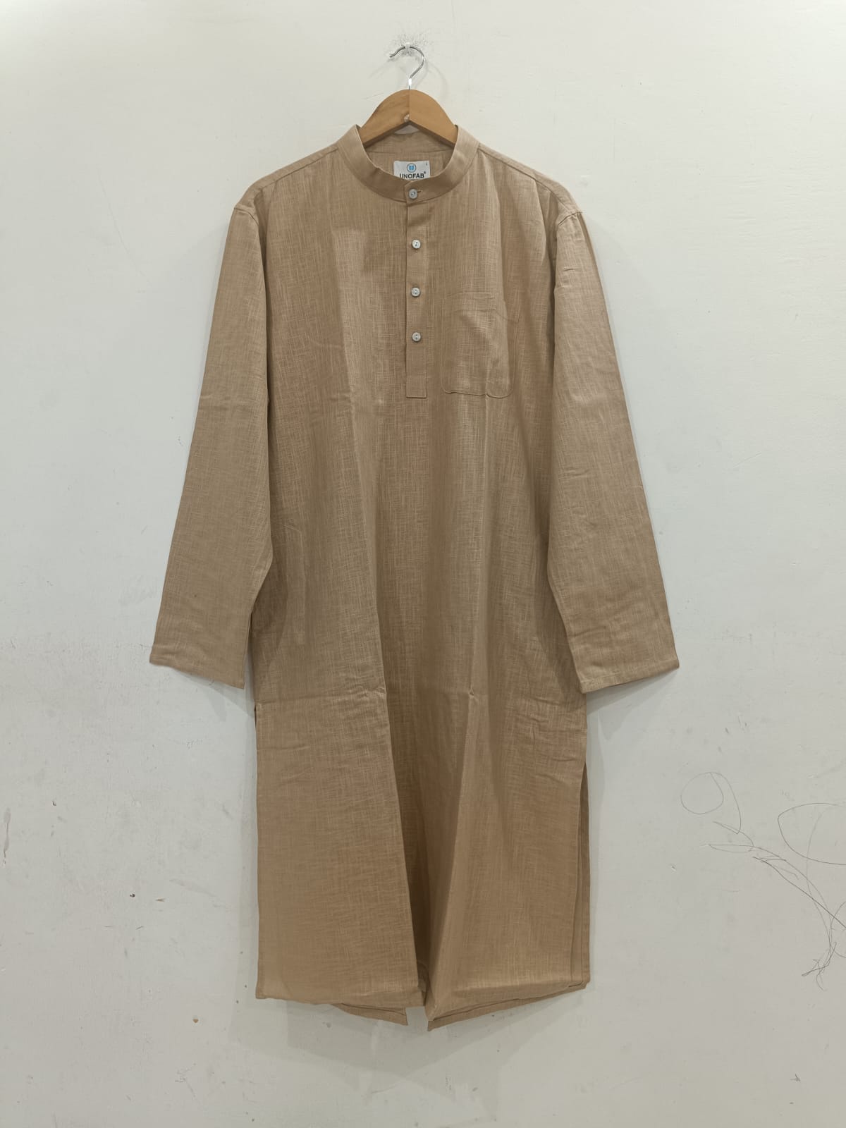 Men's Linen Cotton Kurta