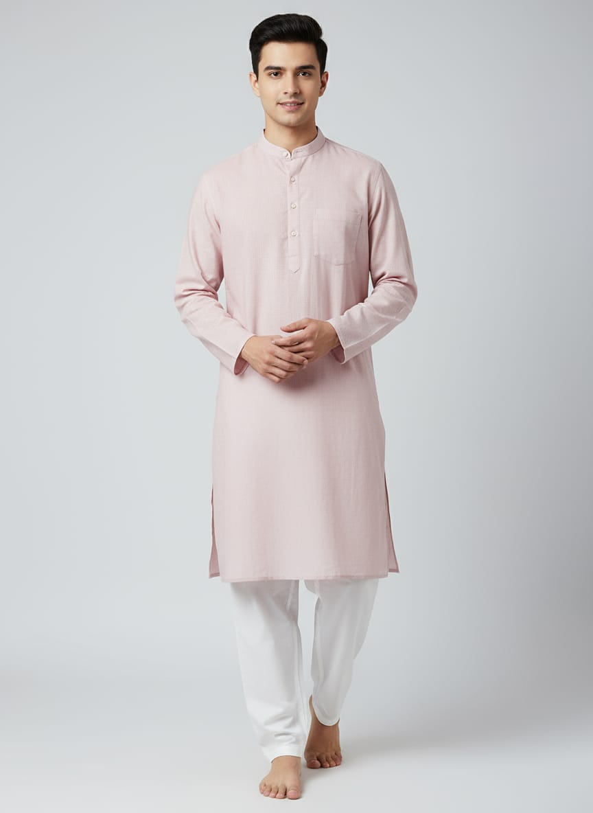 Men's Linen Kurta