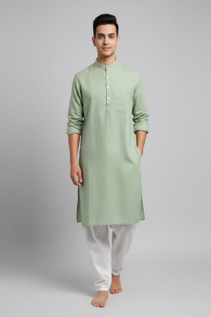 Translation missing: en.Men's Linen Cotton Kurta