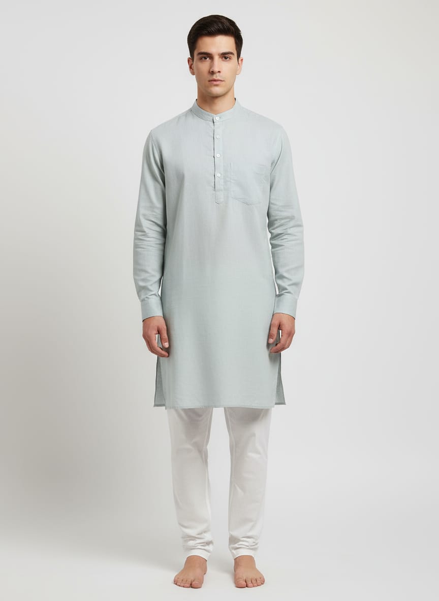Men's Linen Kurta
