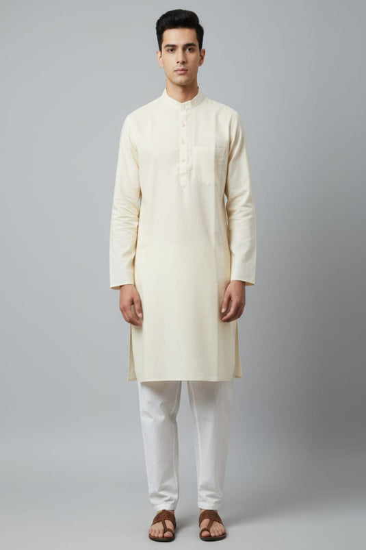 Translation missing: en.Men's Linen Cotton Kurta