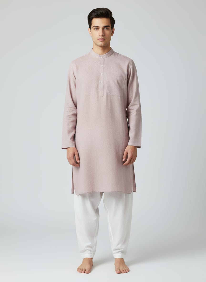 Men's Linen Kurta