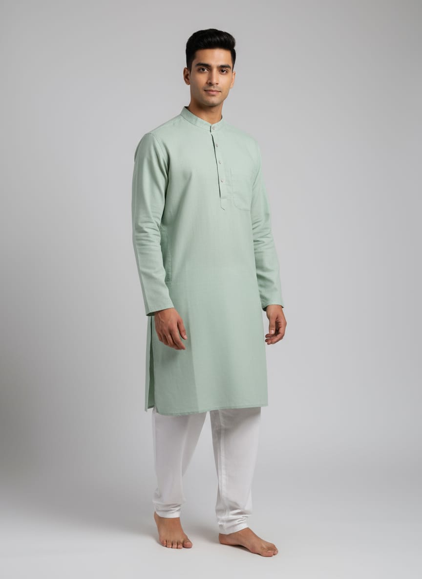 Men's Linen Kurta