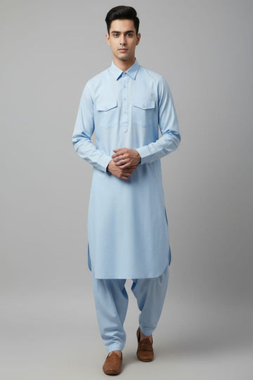 Translation missing: en.Men's Pathani Kurta Salwar Set