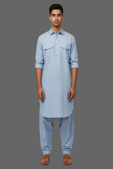 Translation missing: en.Men's Pathani Kurta Salwar Set
