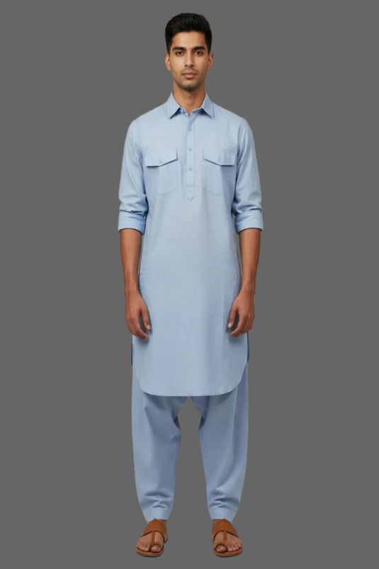 Translation missing: en.Men's Pathani Kurta Salwar Set