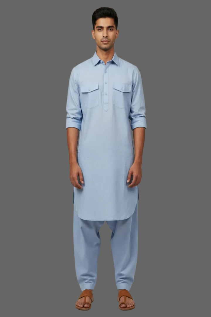 Translation missing: en.Men's Pathani Kurta Salwar Set