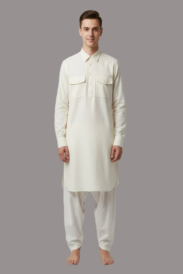Translation missing: en.Men's Pathani Kurta Salwar Set
