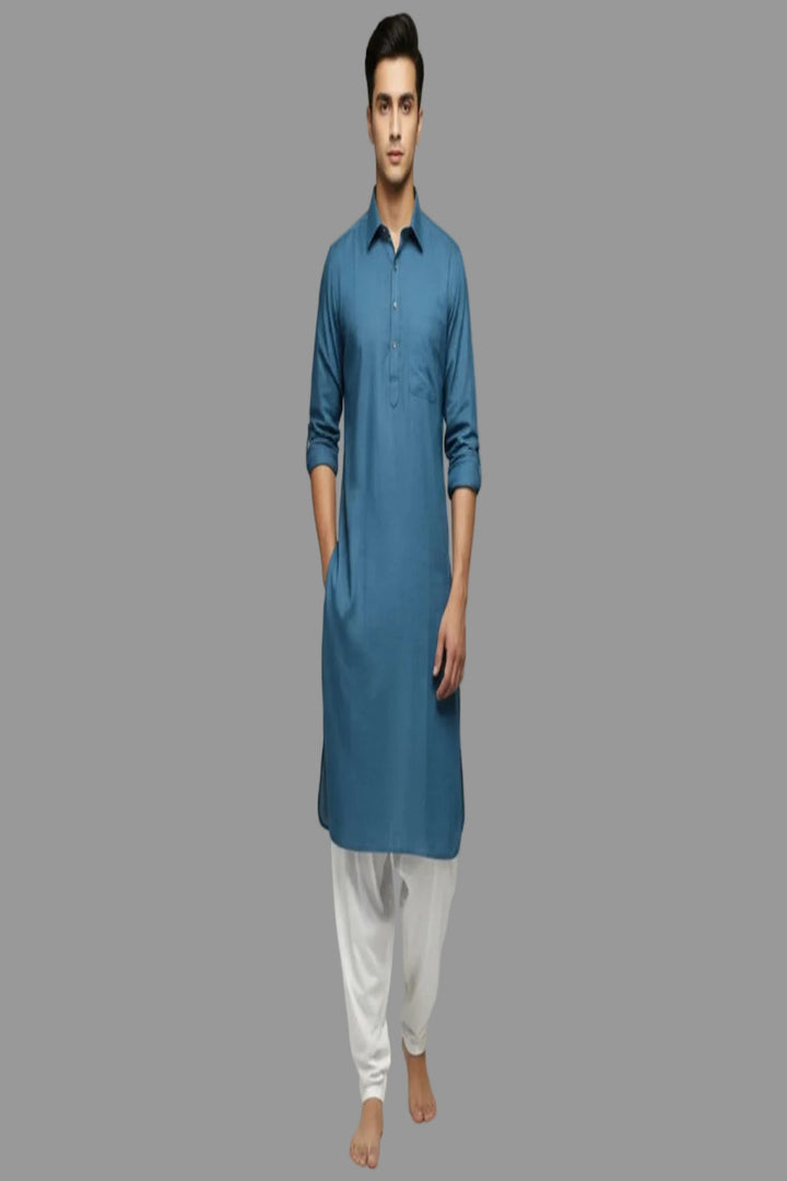 Translation missing: en.Pathani Kurta with White Salwar