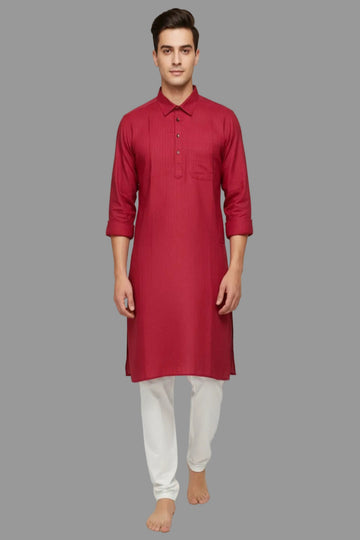 Translation missing: en.Pathani Kurta with White Salwar