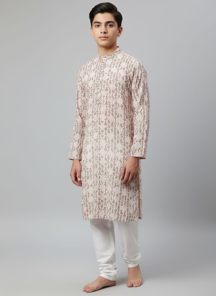 Chikankari Kurta Pajama Set