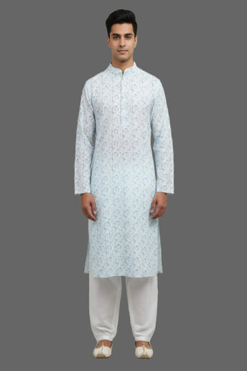 Translation missing: en.Chikankari Kurta Pajama Set