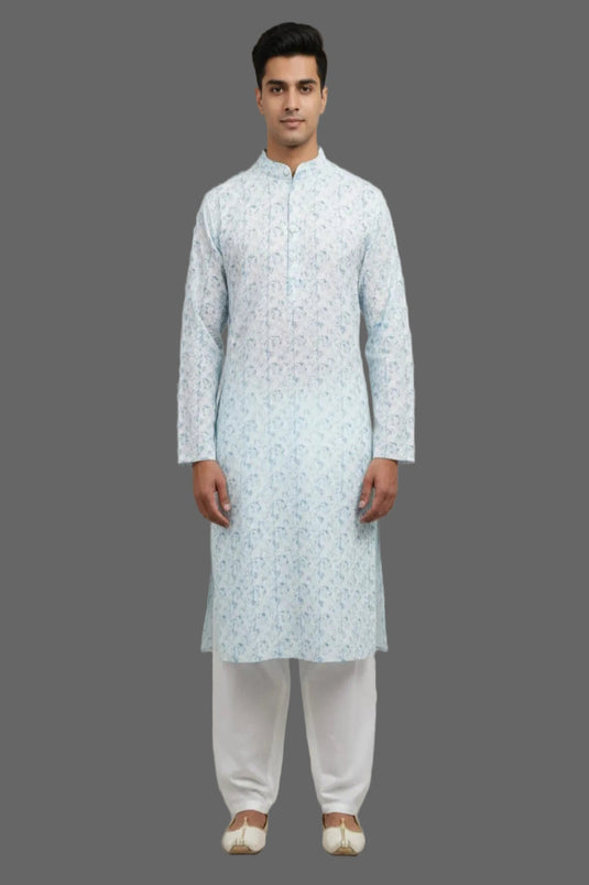 Translation missing: en.Chikankari Kurta Pajama Set