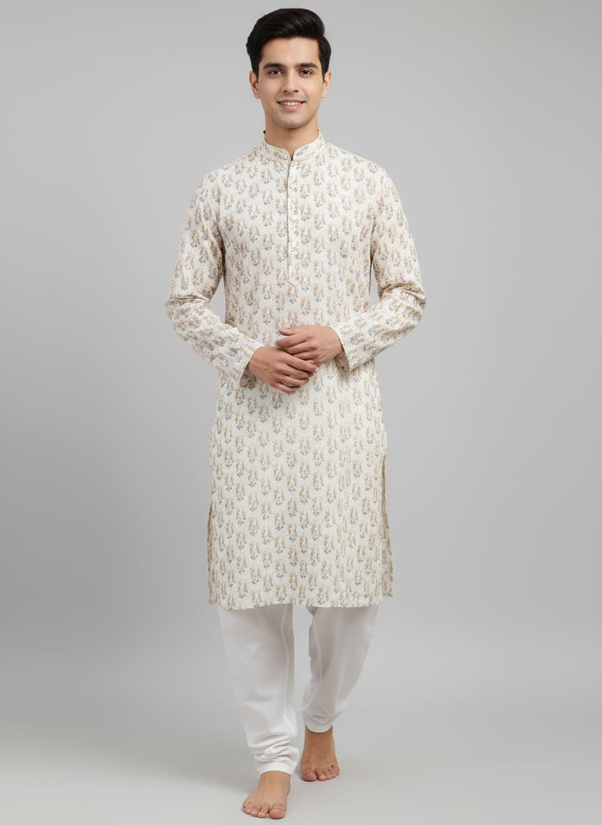 Chikankari Kurta Pajama Set