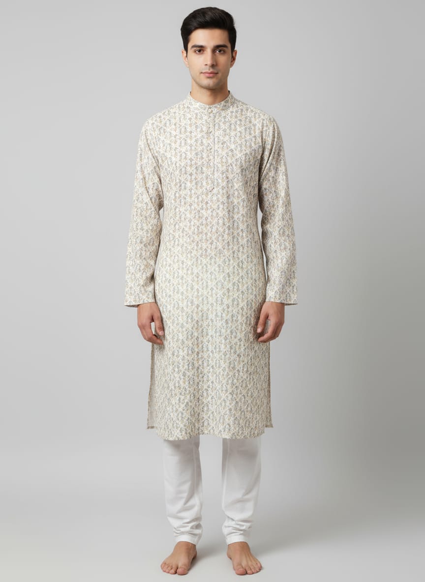 Chikankari Kurta Pajama Set