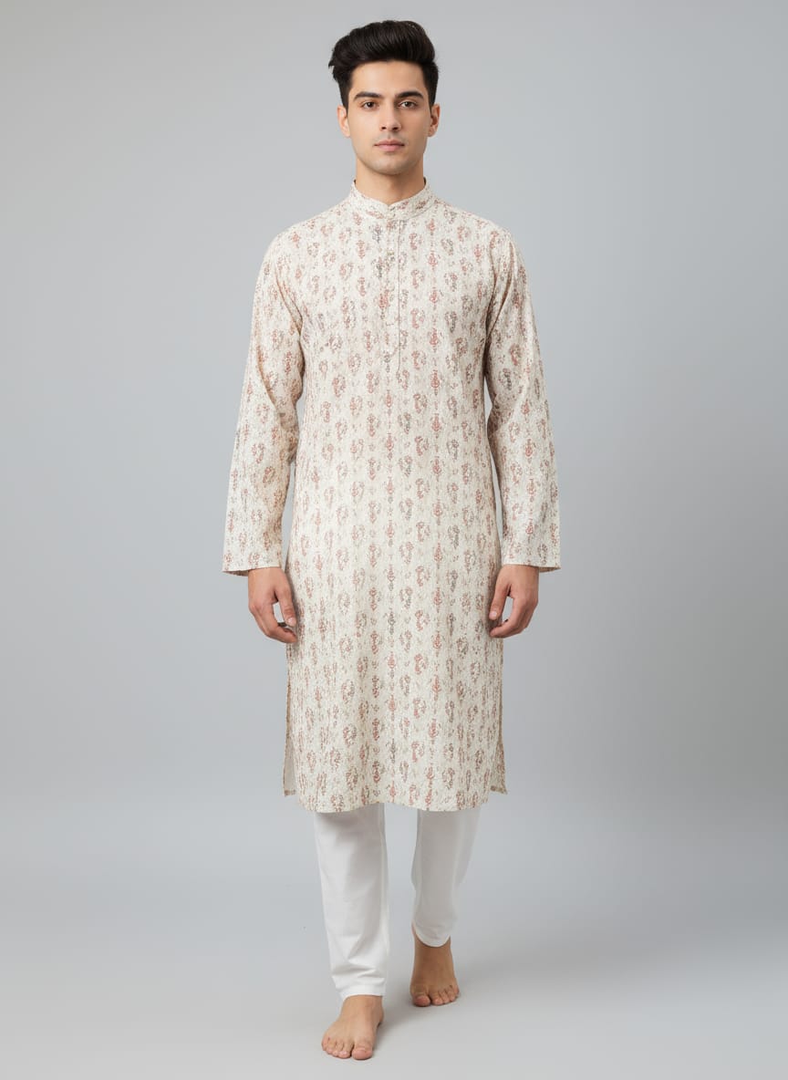 Chikankari Kurta Pajama Set