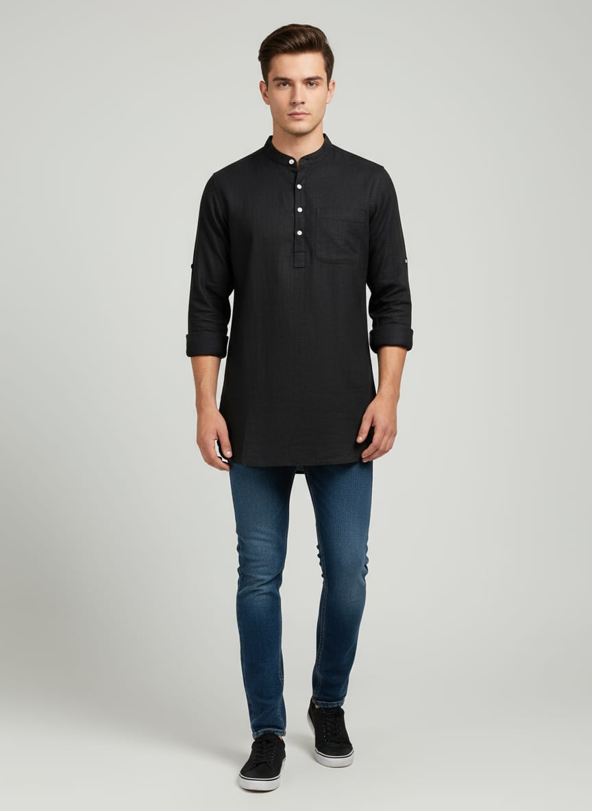 Men's Super Short Kurta