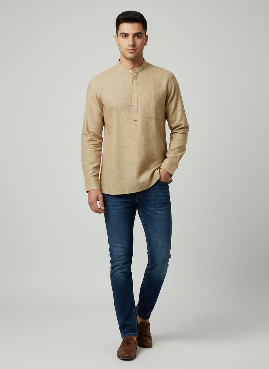Men's Super Short Kurta
