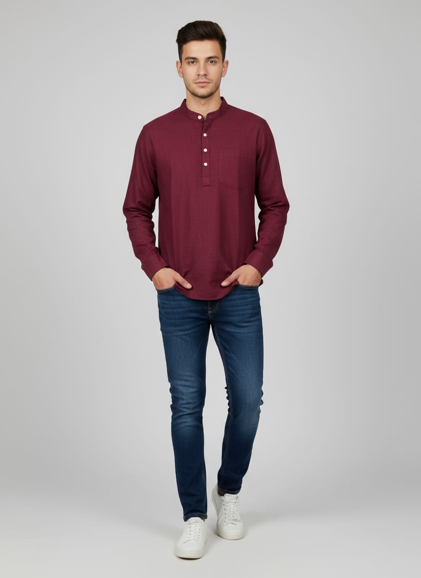 Men's Super Short Kurta