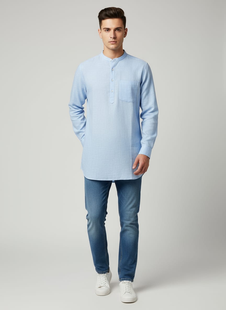 Men's Super Short Kurta