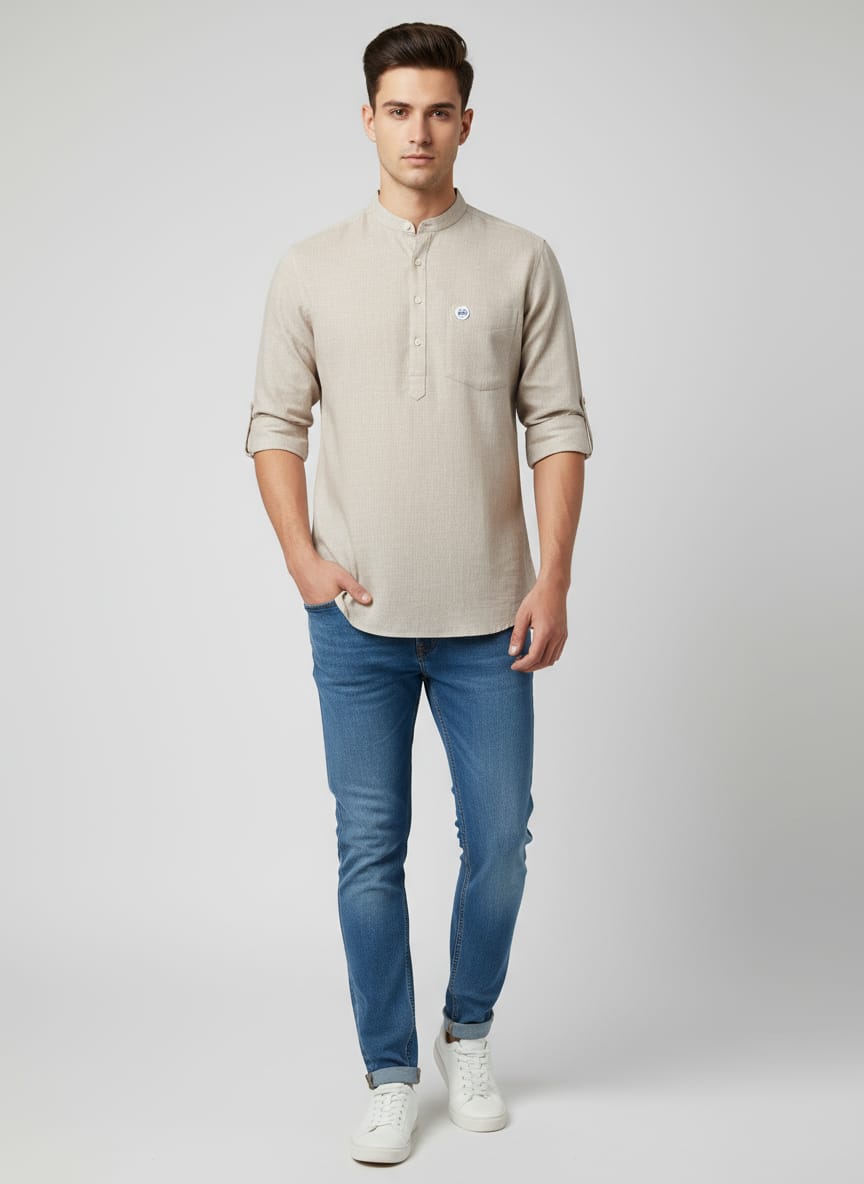 Men's Super Short Kurta