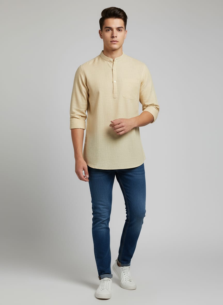 Men's Super Short Kurta