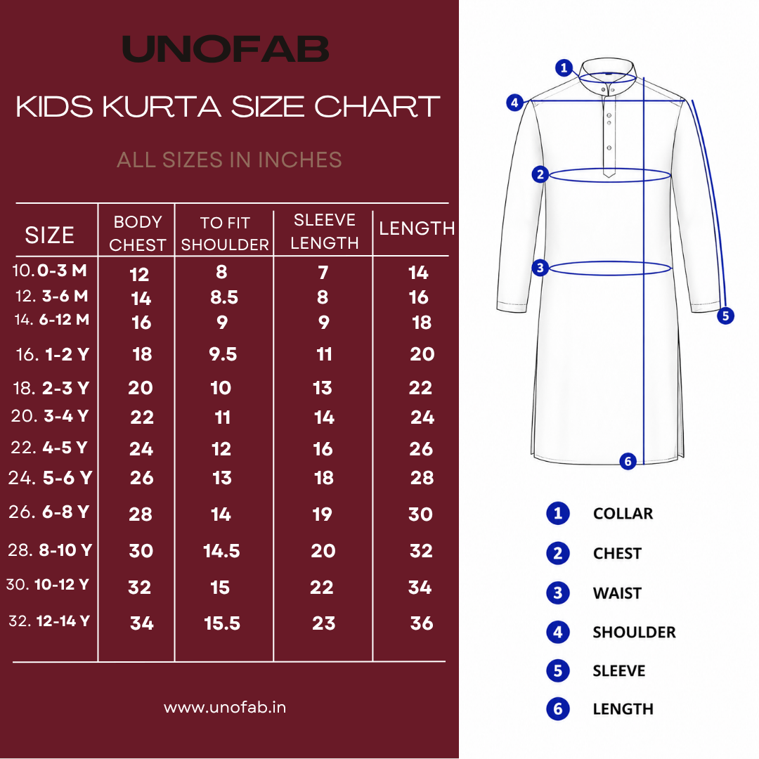 Size chart image