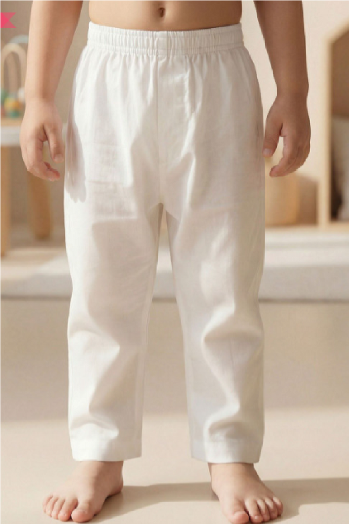 Translation missing: en.Kids Elastic Pajama White Without Pocket