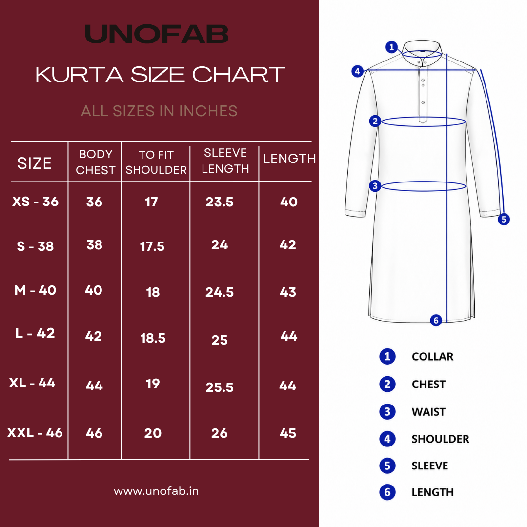 Size chart image