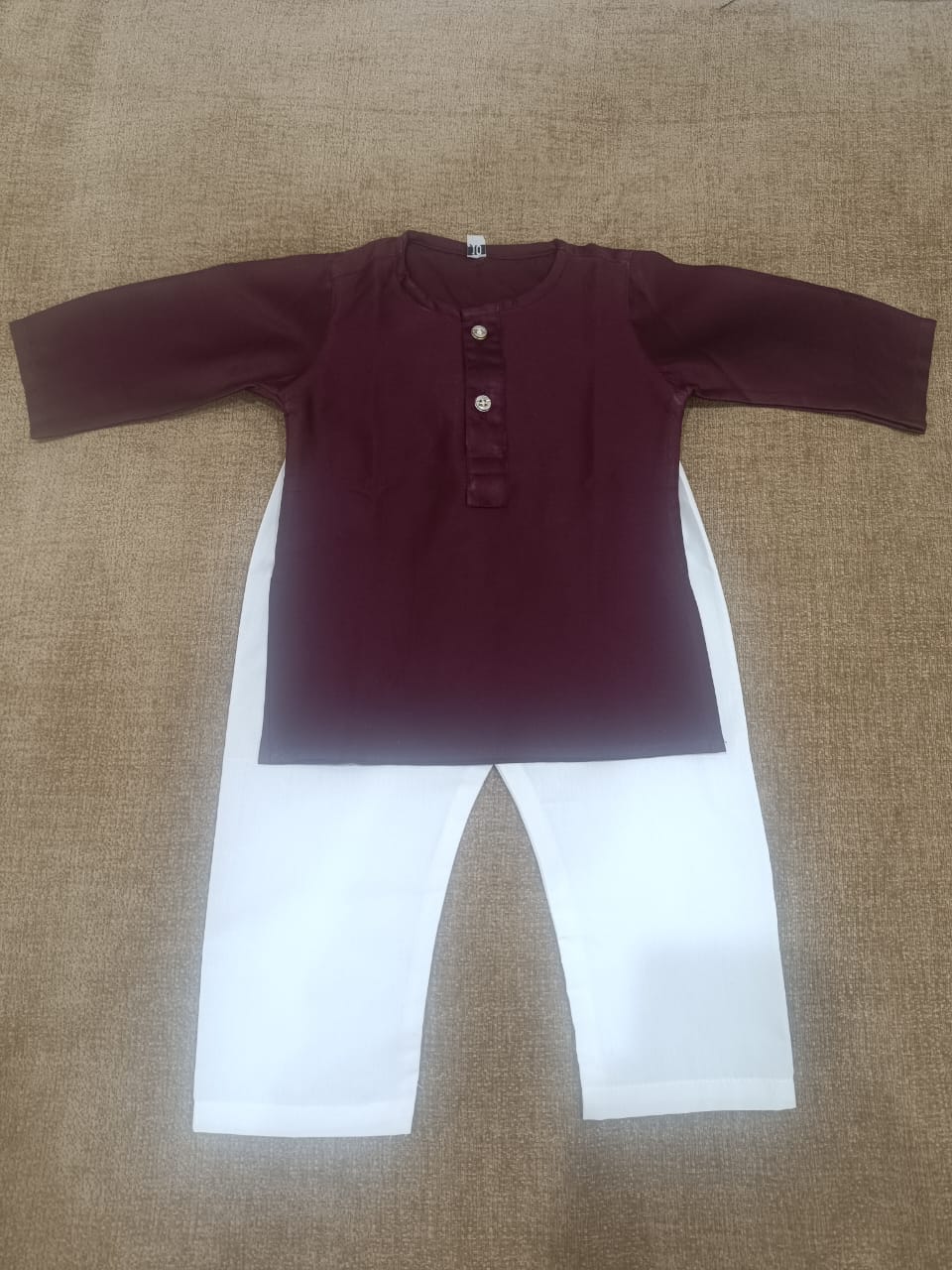 New Born Cotton Kurta Pajama Set