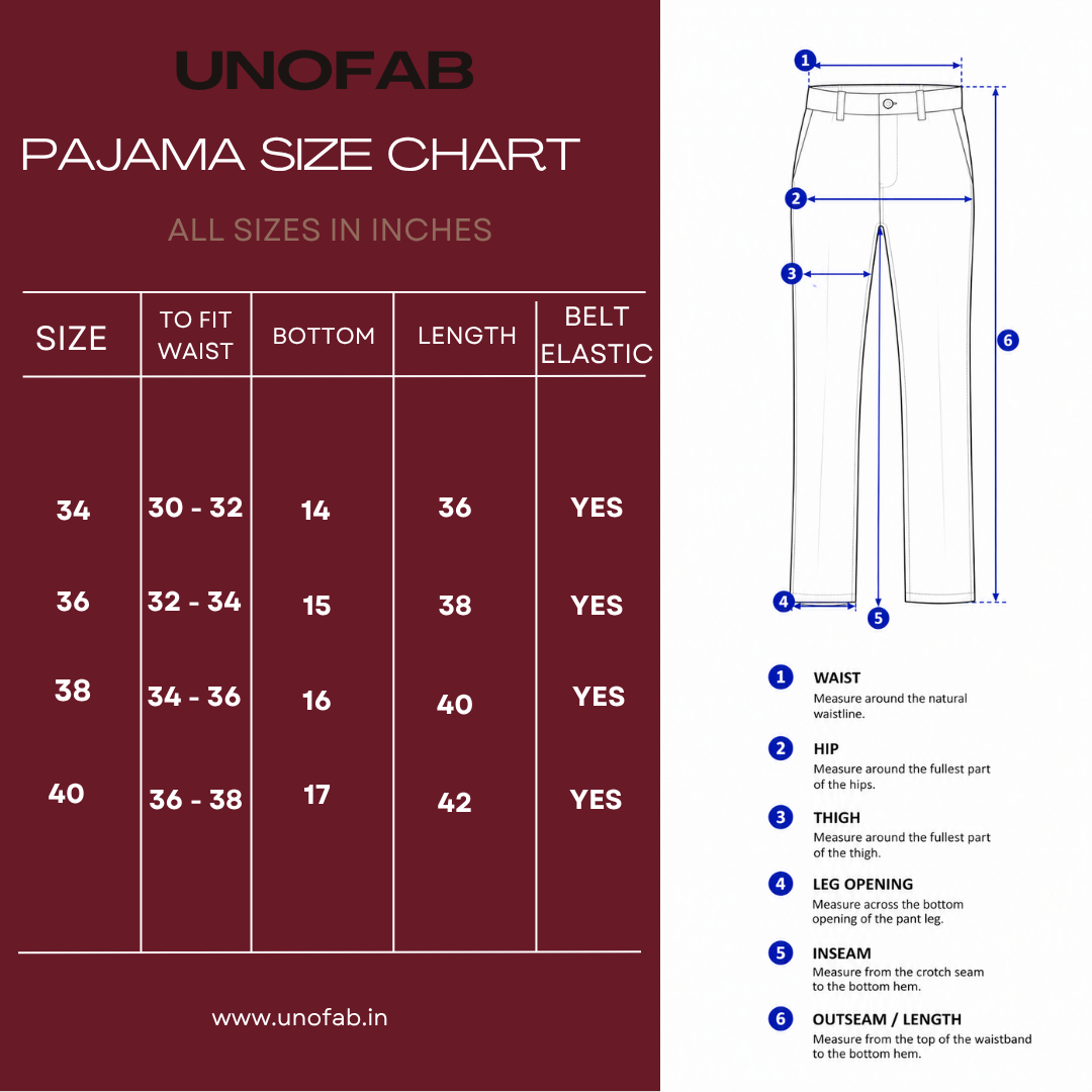 Size chart image